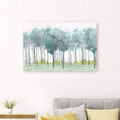 Teal Silver Canvas Giclee H784078