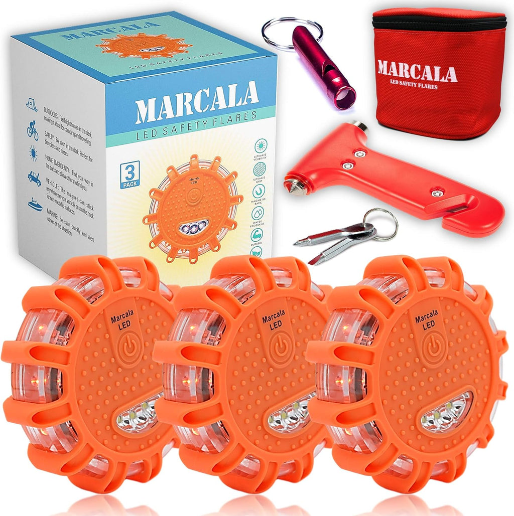 12-Pack LED Emergency Safety Flares N219