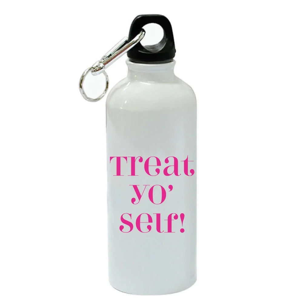 White Aluminum Sports 20 oz Water Bottle T99944