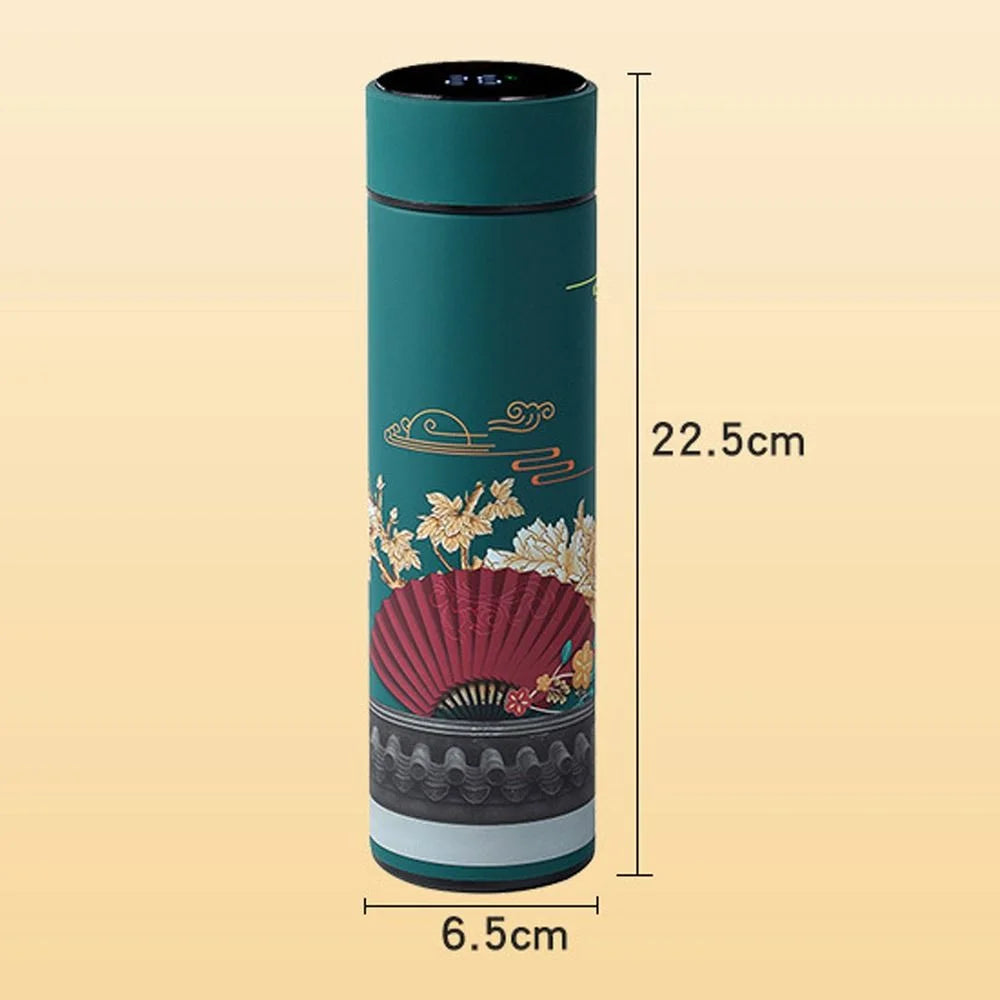 Black Travel Mug with Intelligent Temperature Display N192067