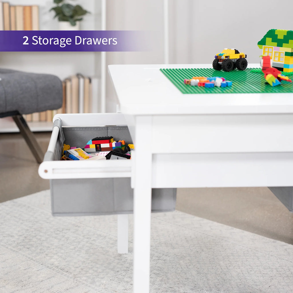 Kids' Play Table with Storage Drawers S3899