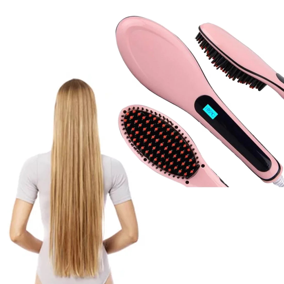 Ceramic Pink Hair Straightener J465126