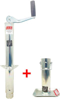 2,000 lbs A-Frame Trailer Jack with Zinc Round Tube Foot Pack of 2 U185786