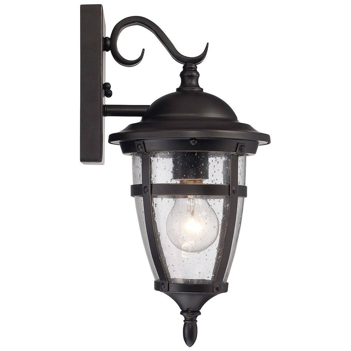 English Bronze Wall Lantern W361524