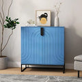 Wood Grain Cabinet with 2 Doors Black S383344