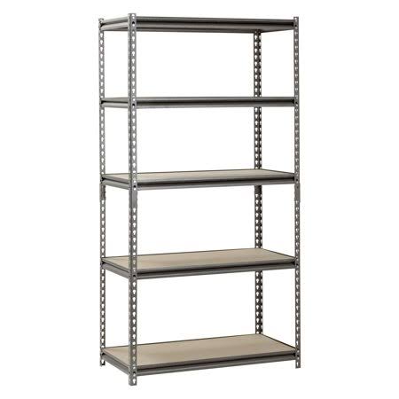 5-Shelf Steel Shelving 36 W x 18 D x 72 H 2 Count R3273