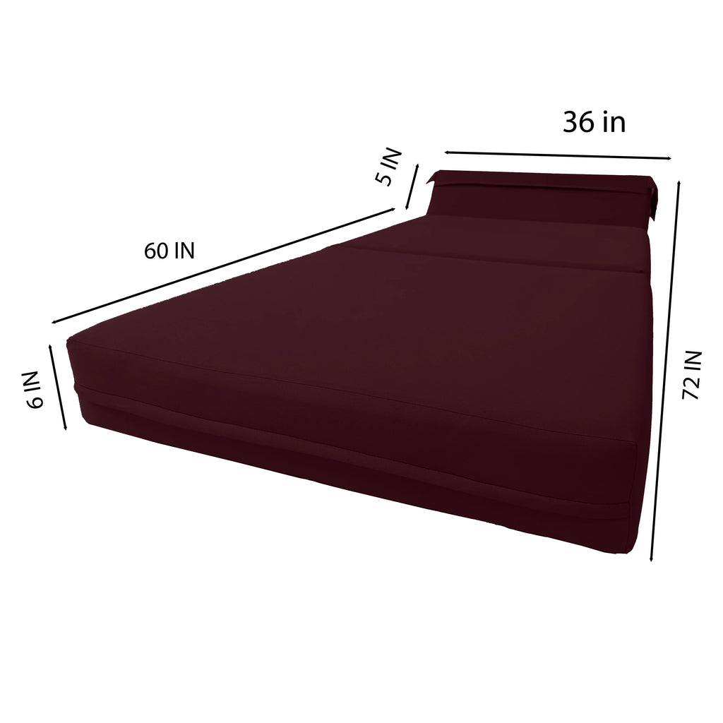 Brown Folding Foam Sleeper Chair W976719