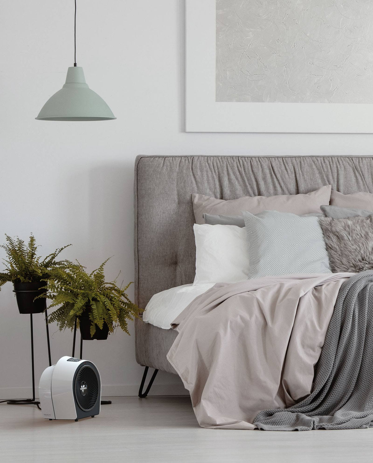 White Whole Room Space Heater J397