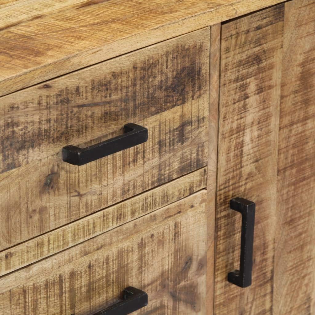 Solid Mango Wood Sideboard with Drawer Storage W472372