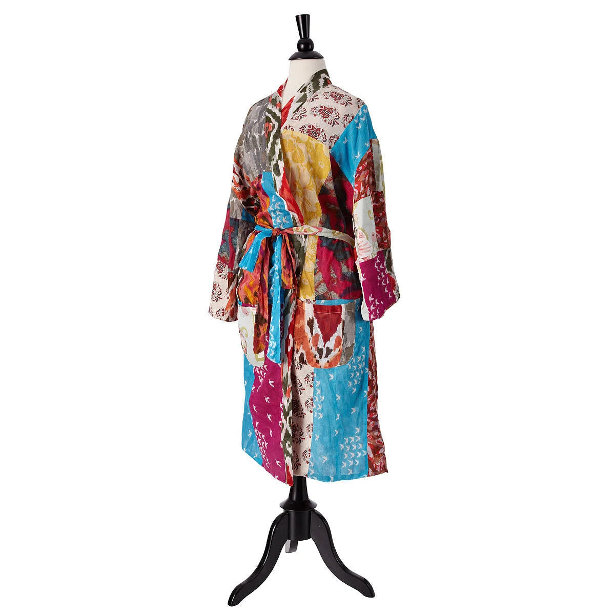 Repurposed Cotton Sari Robe S94521
