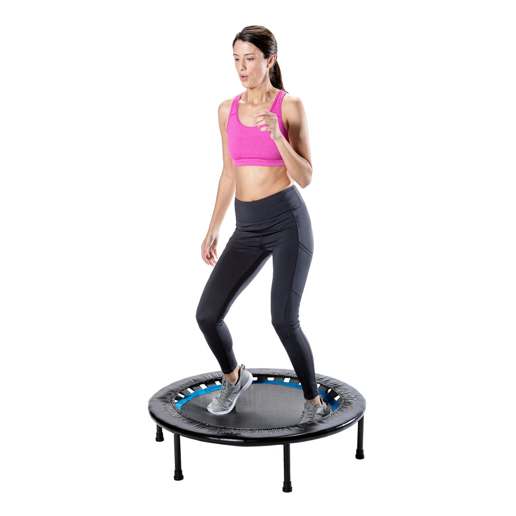 Black Trampoline with Monitor and Adjustable Incline X239