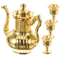 Miniature Metal Flask Kitchen Tea Set Toys I58238