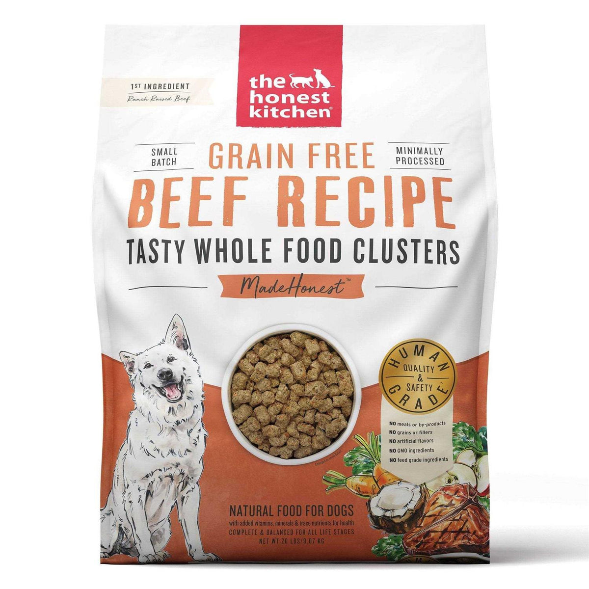 Grain Free Whole Food Clusters Dog Food K2878