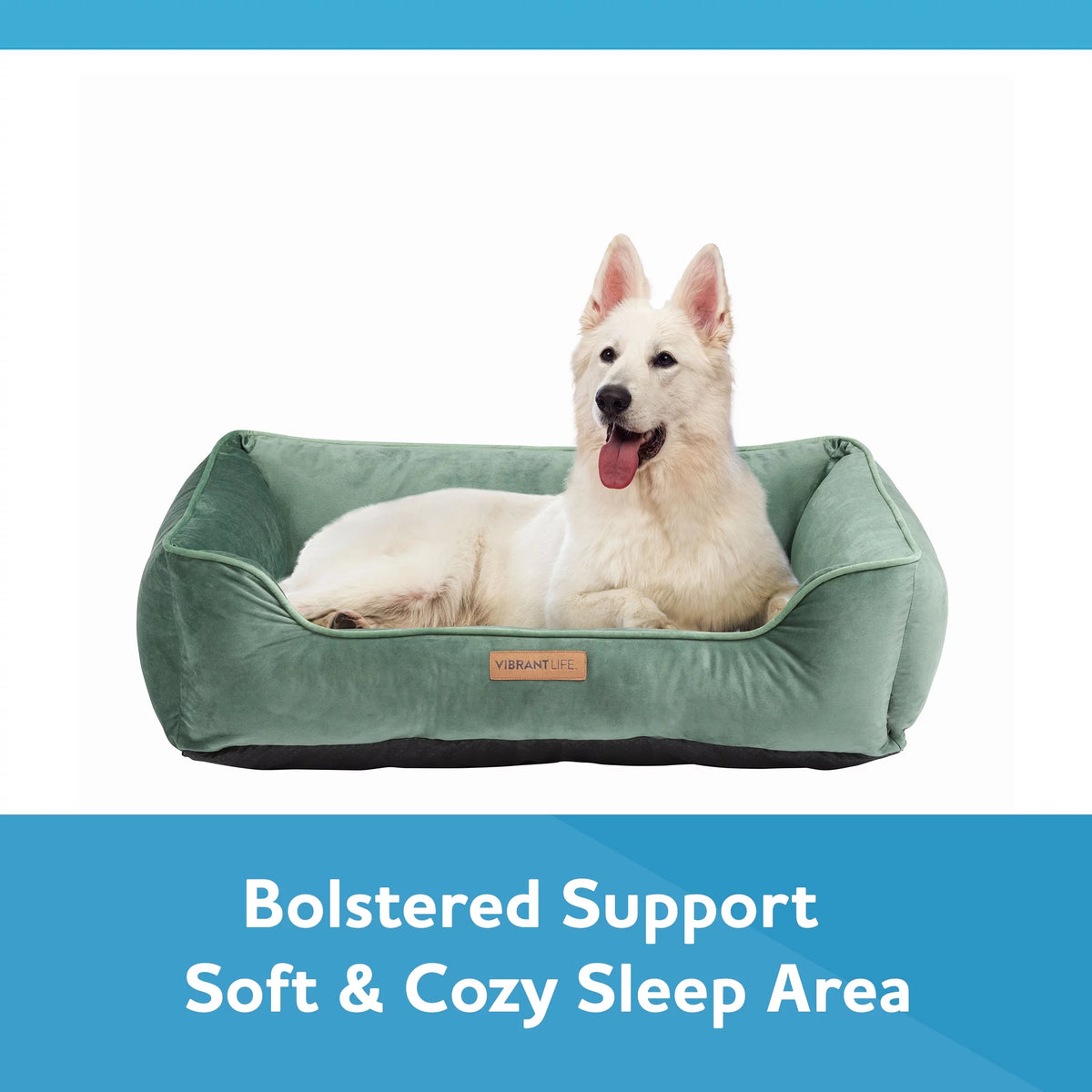 Large Faux Velvet Pet Bed X226267