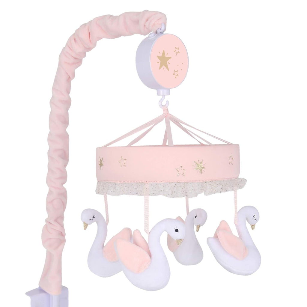 Pink/White Musical Baby Crib Mobile Y171994