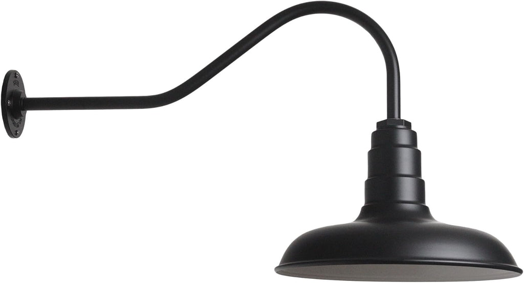 Gooseneck Barn Light (16 Gooseneck, Green) X495