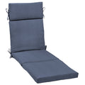 Indigo Blue Rectangle Chaise Lounge Cushion R154