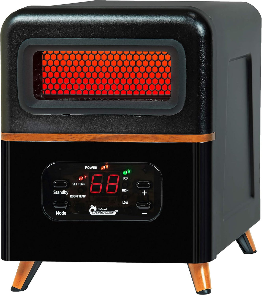 Black Hybrid Infrared Space Heater B783