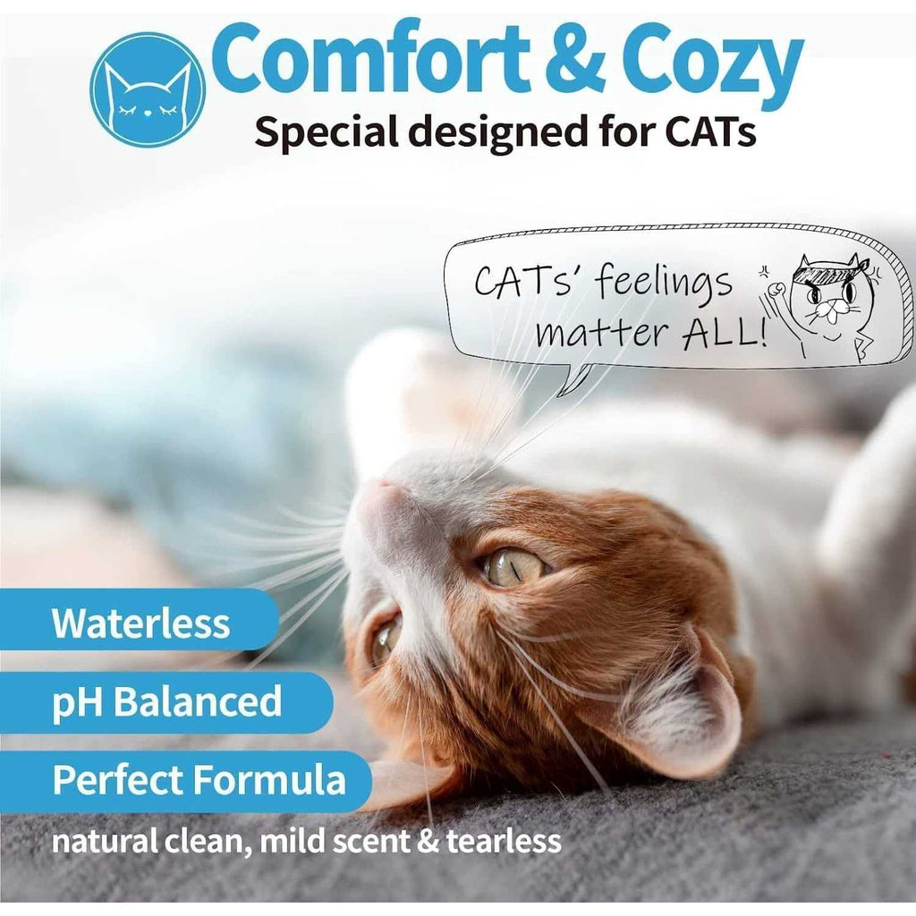 Waterless Cat Shampoo with Cat Brush Y4938