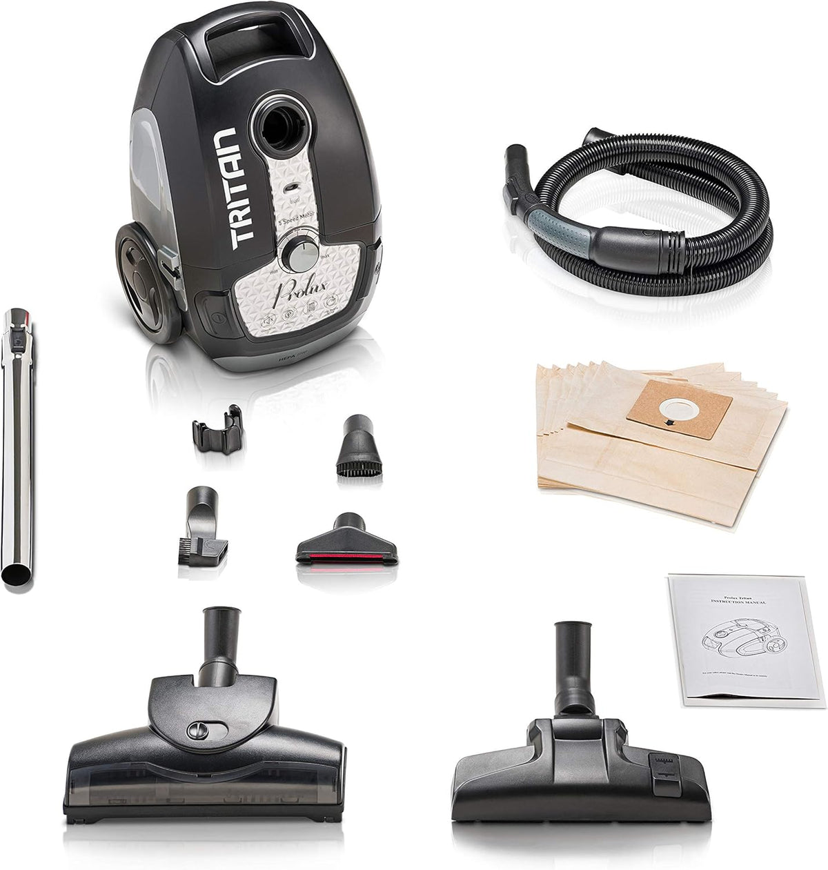 Tritan Canister Vacuum Cleaner with Sealed HEPA Filter and 12 Amp Motor R4555