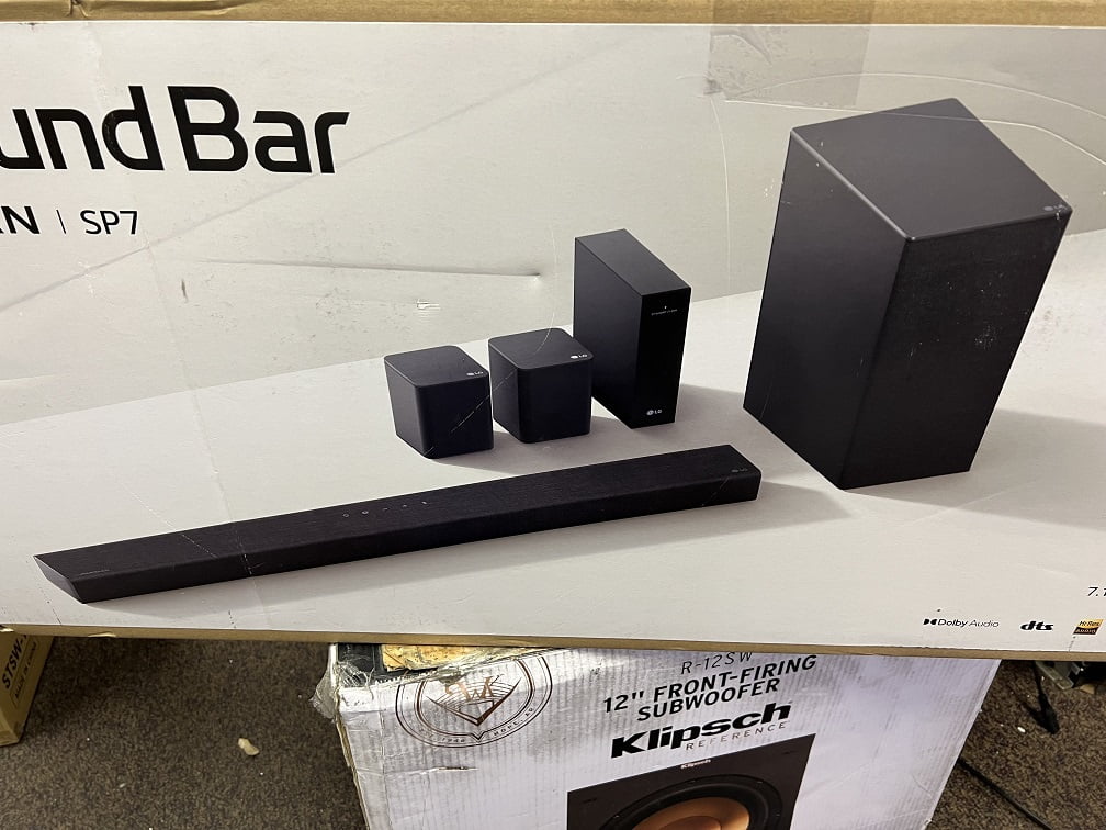 7.1 Channel High Res Audio Sound Bar with Rear Speaker Kit L862809