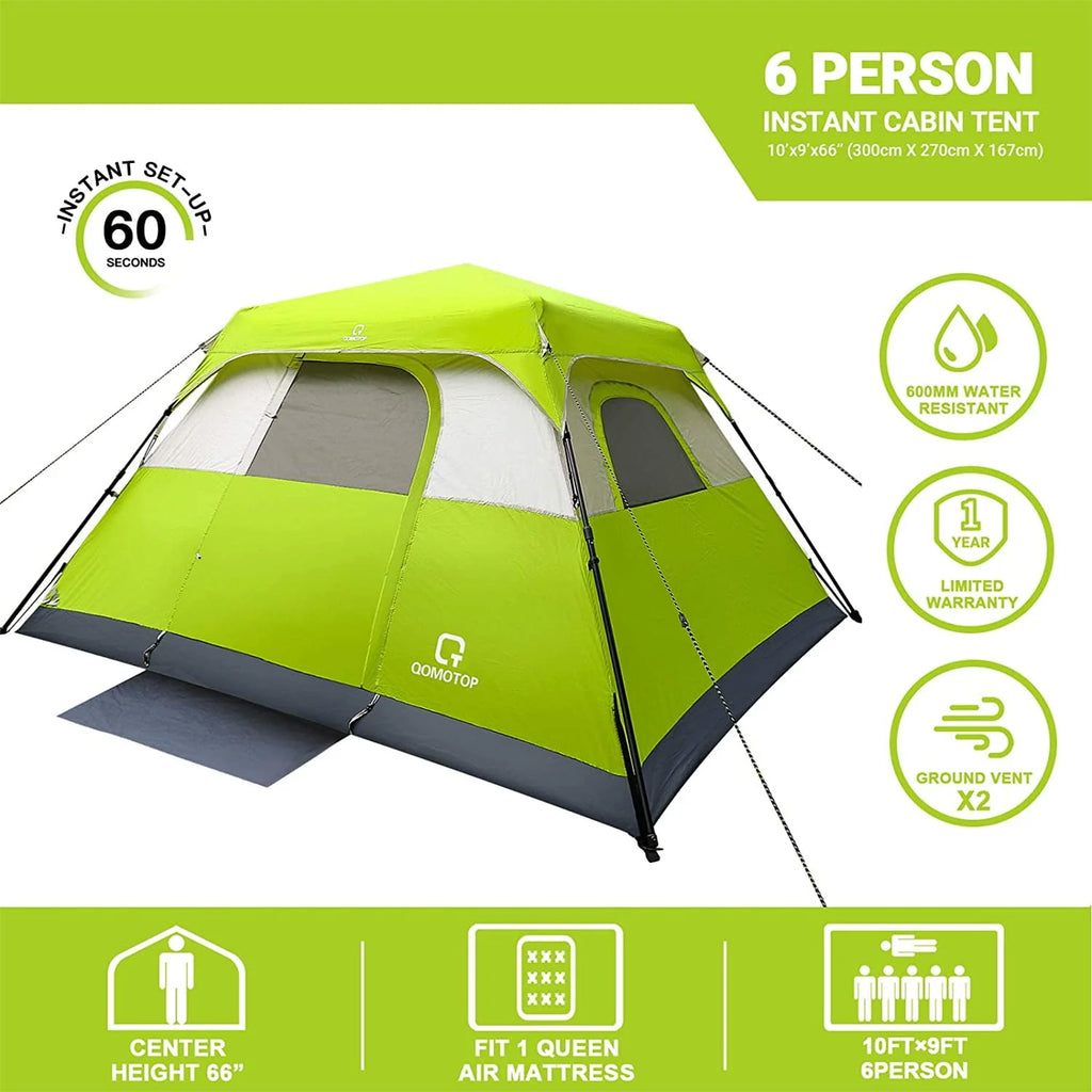 6 Person Waterproof Camping Tent O12641