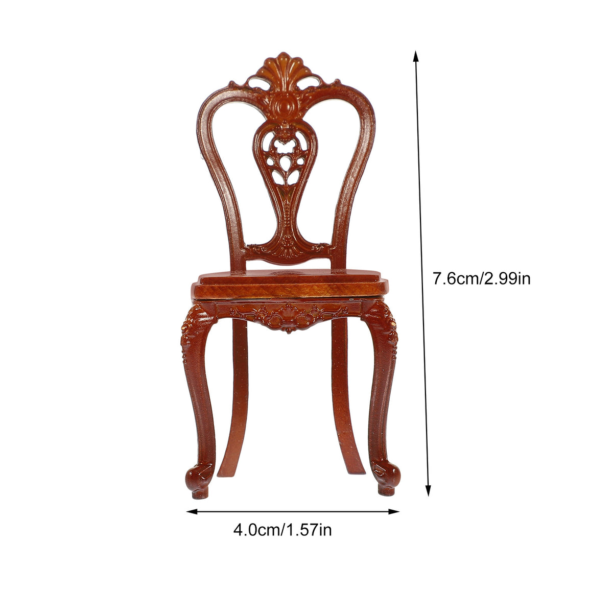 Mini Metal Bench Doll House Furniture O7601