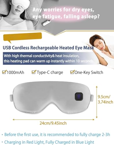 Silk Heated Eye Mask P9526