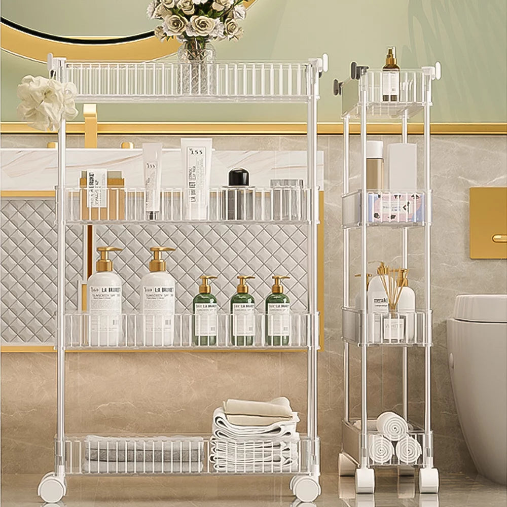 Slim 3 Tier Rolling Storage Cart B9516