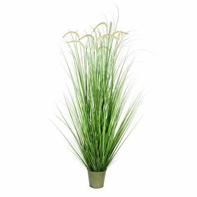 Artificial Cattail Grass in Pot N56163
