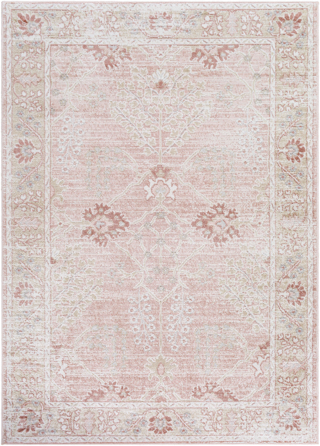 8x9 Traditional Cream Area Rug Q247585