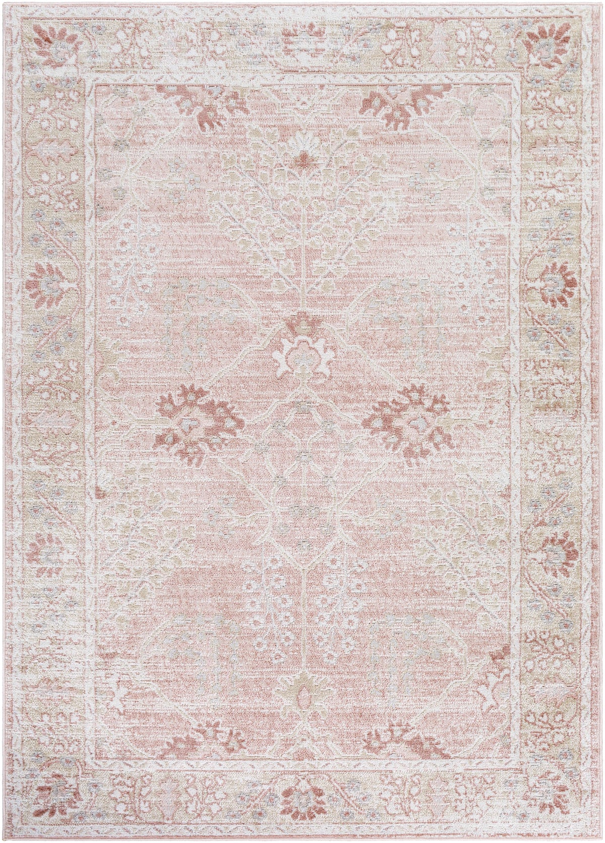 8x9 Traditional Cream Area Rug Q247585