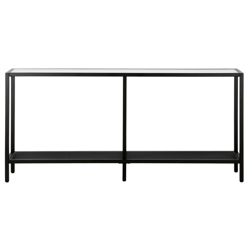 Blackened Bronze Rectangular Console Table C7451