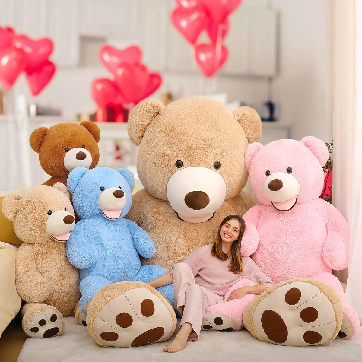 Giant Teddy Bear 6ft Plush Toy Y70843