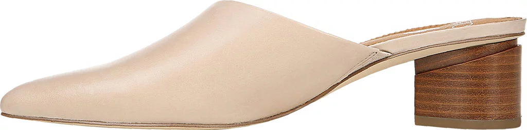 Leather Slip On Mules V8544