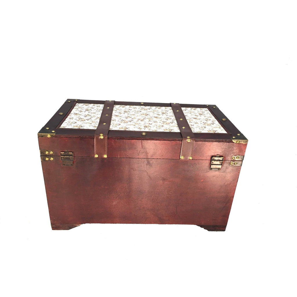 Medium Wood Storage Trunk Y1551