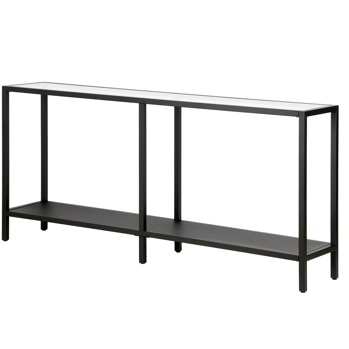 Blackened Bronze Rectangular Console Table C7451