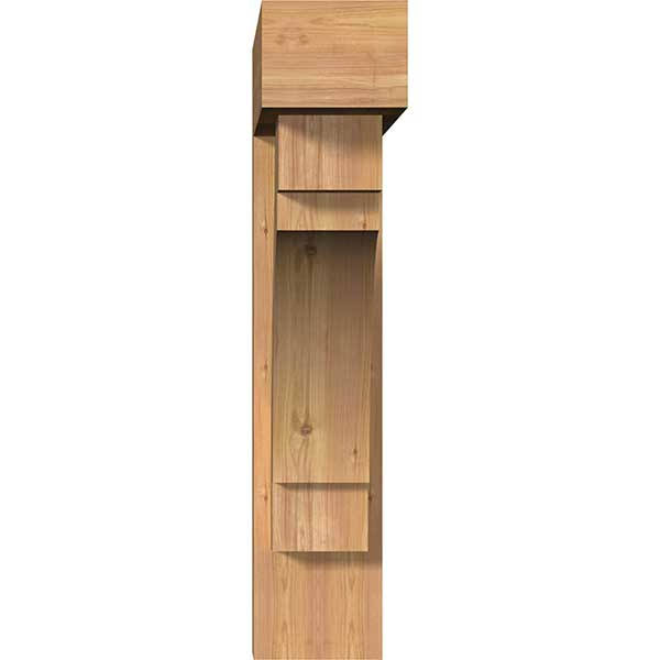 Western Red Cedar Smooth Bracket with Offset Brace M939