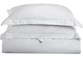 Microfiber Solid Duvet Cover Set, Twin/Twin XL, White A2894