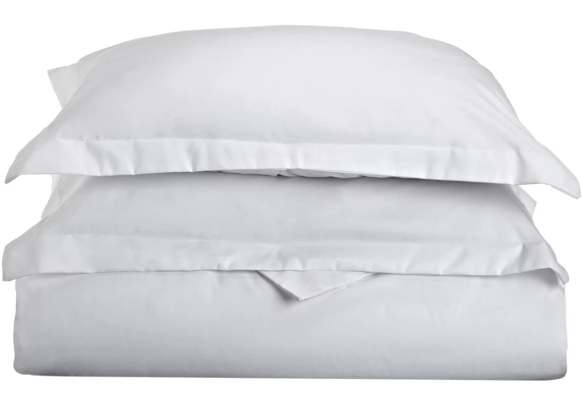 Microfiber Solid Duvet Cover Set, Twin/Twin XL, White A2894