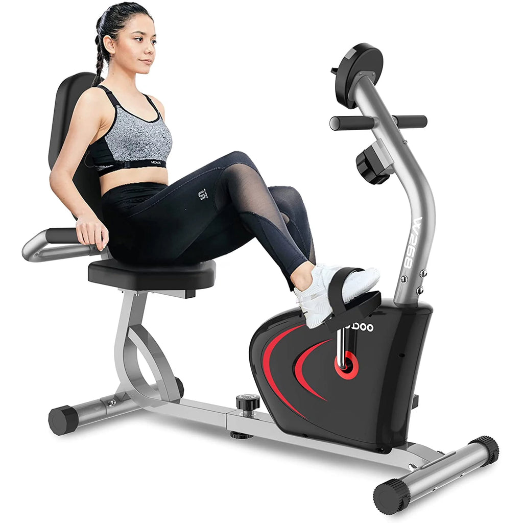 Recumbent Stationary Bike Magnetic Resistance O494
