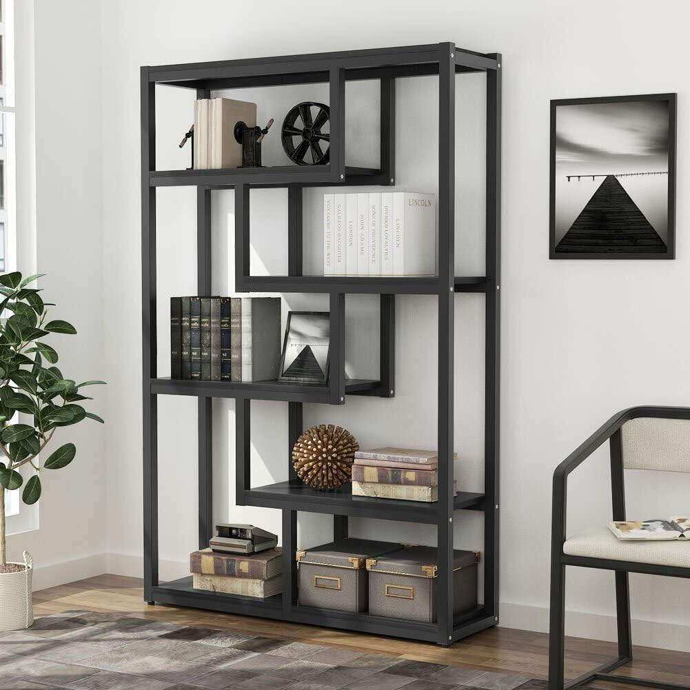 Metal Etagere Bookcase with Assembly Instructions Y413967
