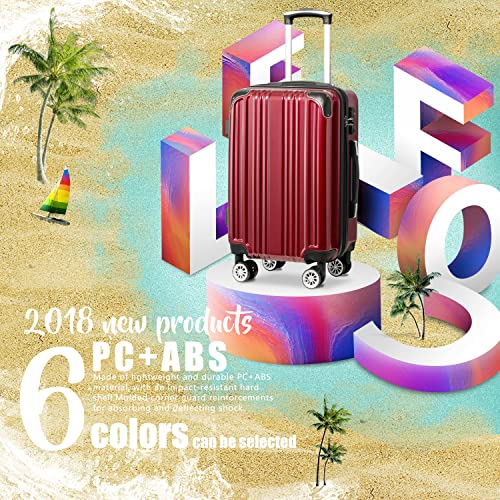 Expandable PC+ABS Spinner Luggage 20in 24in 28in I57715