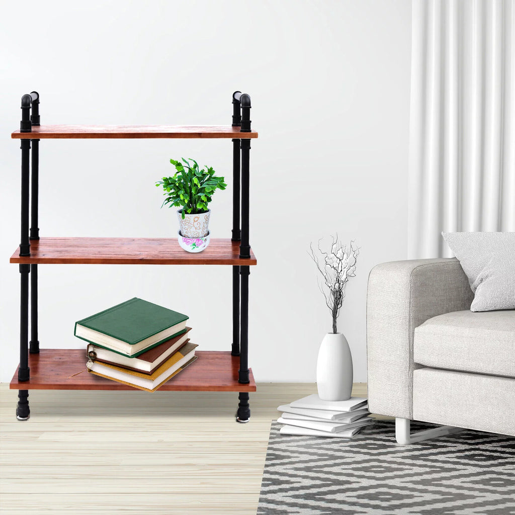 Solid Pine 3 Tier Bookshelf W582930