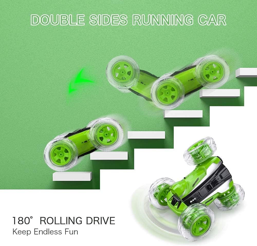Blue Remote Control Stunt Car T657164