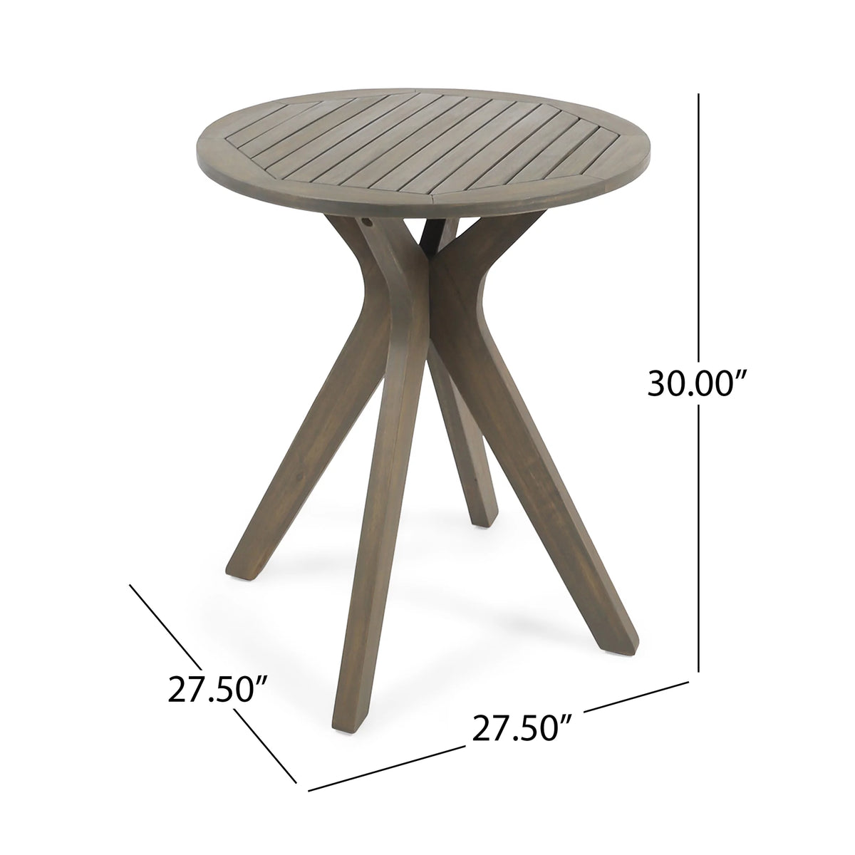 Round Wooden Patio Dining Table E180