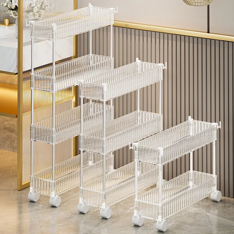 Slim 3 Tier Rolling Storage Cart B9516