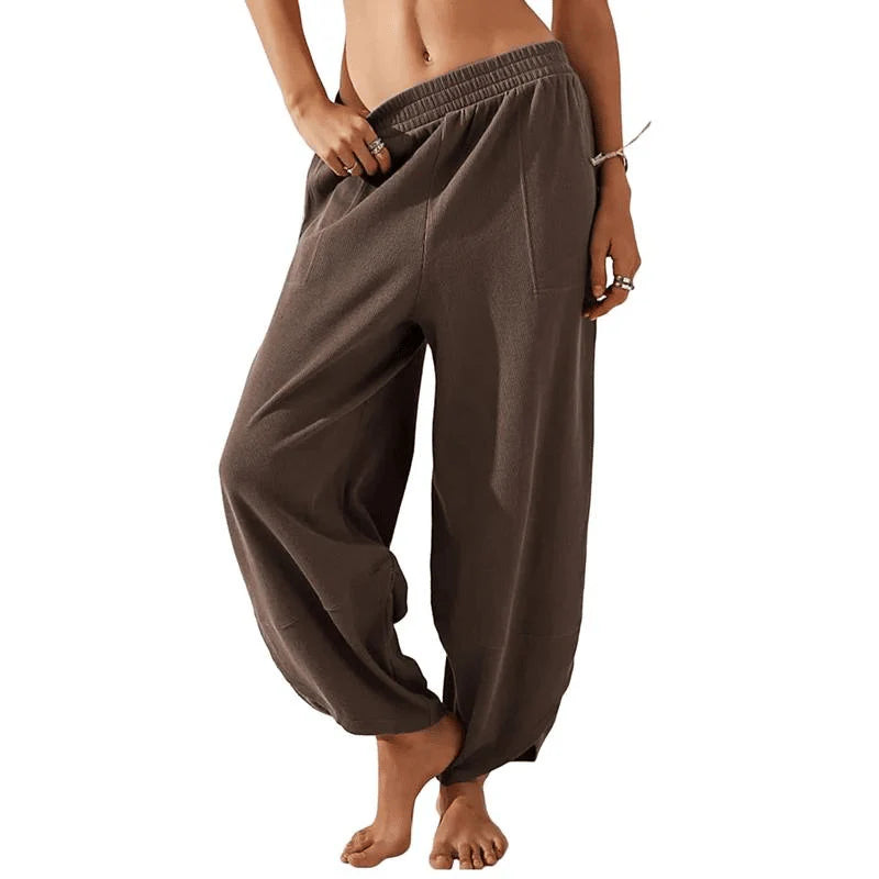 Loose Wide Leg Casual Pants Y504