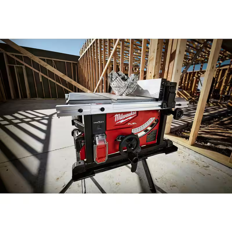 18-Volt Lithium-Ion Brushless Cordless Table Saw Kit with Battery and Stand C729