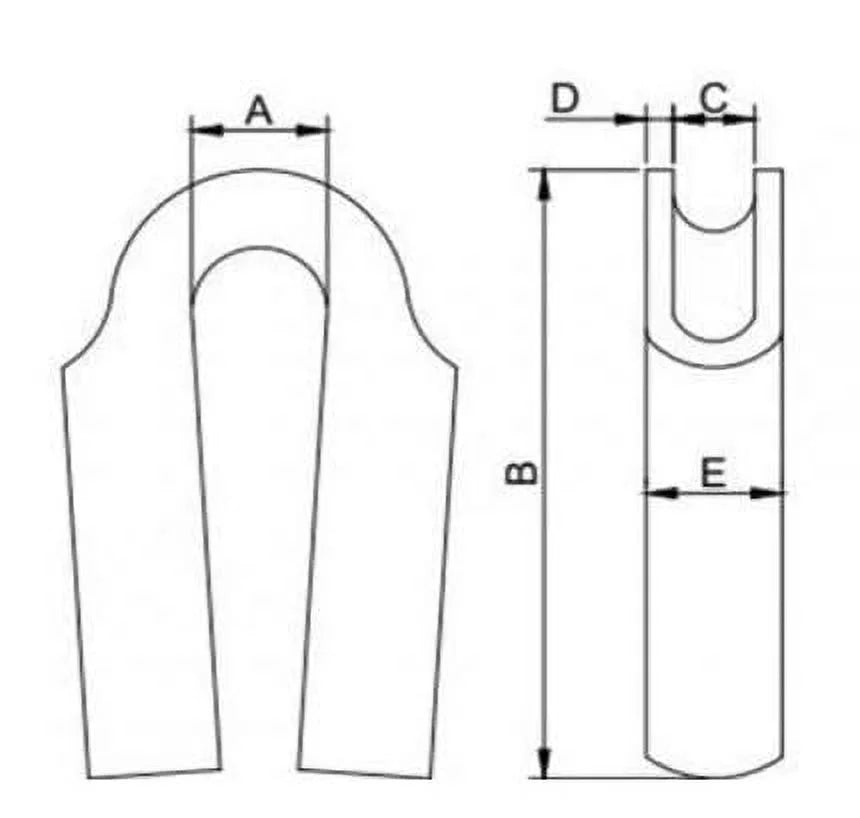 316 Stainless Steel Wire Rope Tube Thimble 10-Pack V51746